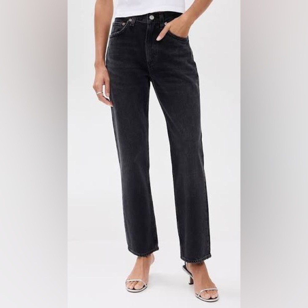 Agolde Black Vintage Fit Denim Jeans
